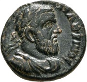 Æ19 - Macrinus SC; Antioch obverse image