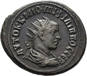 Tetradrachm - Philippus II ΔΗΜΑΡΧ EΞΟΥCΙΑC ΥΠΑ ΤΟ Γ ΑΝΤΙΟΧΙΑ S C obverse image