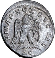 Tetradrachm - Trajan Decius ΔHMAPX EΞOYCIAC; Antioch, Rome, 249-250 reverse image
