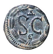 Æ20 - Diadumenian S C; Antioch reverse image