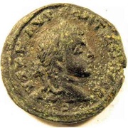 Æ20 - Elagabalus S C; Antioch obverse image
