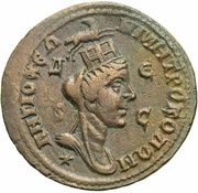 Octassarion - Philippus I ΑΝΤΙΟΧΕΩΝ ΜΗΤΡΟ ΚΟΛΩN; Antioch, Rome, 247-249 reverse image