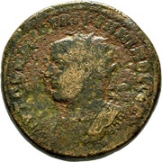 Æ30 - Philippus I ΑΝΤΙΟΧΕΩΝ ΜΗΤΡΟ ΚΟΛΩ; Antioch obverse image