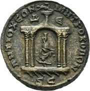 Æ 30 - Trebonianus Gallus ΑΝΤΙΟΧΕΩΝ ΜΗΤΡΟ ΚΟΛΩΝ, Δ Ε reverse image