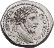 Tetradrachm - Septimius Severus ΔΗΜΑΡΧ EΞ ΥΠΑΤΟС Γ; Laodicea ad Mare obverse image