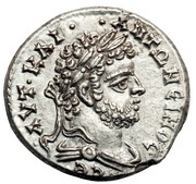 Tetradrachm - Caracalla Laodicea ad Mare; 3rd Consulate, ΑΥΤ ΚΑΙ ΑΝΤΩΝΙΝΟС СΕ with a draped bust obverse image