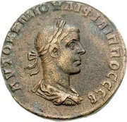 Octassaria - Philippus II ΖEΥΓΜΑΤEΩΝ; Zeugma obverse image