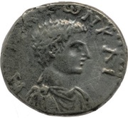 Tetradrachm - Diadumenian ΔHMAPX E VΠATOC; Aelia Capitolina obverse image