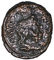 Æ25 - Commodus Caesarea Maritima reverse image