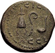 Semis - Caligula C I G ACCI, Rome, 37-41 reverse image