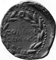 Dupondius - Caligula COL IVL GEM ACCI reverse image