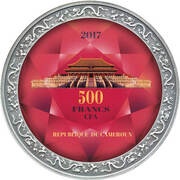 500 Francs The Forbidden City obverse image