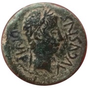 As - Augustus Caesaraugusta obverse image