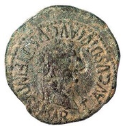 As - Tiberius Countermarked S obverse image