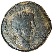 As - Tiberius Countermarked ST obverse image