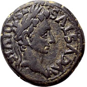 Semis - Augustus C VAR RVF SEX IVL POL II VIR Q obverse image