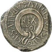 Semis - Augustus REX PTOL C LAETILIVS APALVS II VQ, Rome, 6 BC - 14 AD reverse image