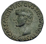 As - Tiberius C V I N C NERO ET DRVSVS CAESARES QVINQ obverse image
