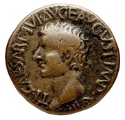 As - Tiberius SEGOBRIGA obverse image