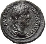 Æ23 - Antonius Pius ANXIAΛEΩN; Anchialus obverse image