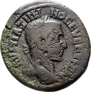 Æ26 - Maximinus I ΑΓΧΙΑΛΕΩΝ; Anchialus obverse image