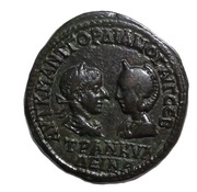 Æ27 - Gordian III and Tranquillina Anchialus obverse image