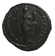 Æ27 - Gordian III and Tranquillina Anchialus reverse image