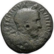 Æ29 - Philip I ΒΙΖVΗΝΩΝ; Bizya obverse image