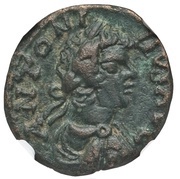 Æ17 - Caracalla Coela, galley prow type obverse image