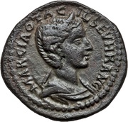 Hemiobol - Otacilia Severa COL FL PAC DEVLT; Deultum obverse image