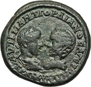 Obol - Gordian III and Tranquillina Mesambria obverse image