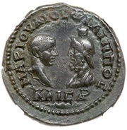 Æ26 - Philipp II as Caesar ΜΕCΑΜΒΡΙΑΝΩΝ; Mesambria obverse image