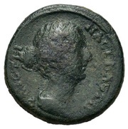 Æ21 - Faustina II ΟVΛΠΙΑϹ ΠΑVΤΑΛΙΑϹ; Pautalia obverse image