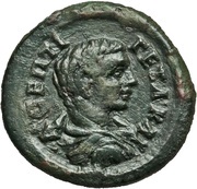 Æ19 - Geta ΠΑΥΤΑΛΙΑΤΩΝ; Pautalia obverse image