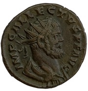 Quinarius - Allectus VIRTVS AVG; Londinium obverse image