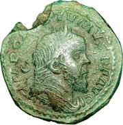 Sestertius - Postumus LAETITIA AVG; Treveri obverse image