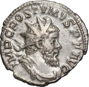 Antoninianus - Postumus P M TR P COS II P P obverse image