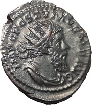 Antoninianus - Postumus MONETA AVG; Cologne obverse image