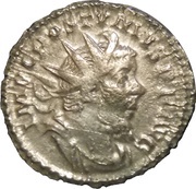 Antoninianus - Postumus VIRTVS AVG; Mars; Lugdunum obverse image