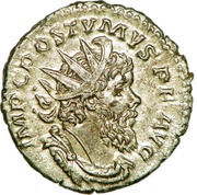 Antoninianus - Postumus VIRTVS AVG; Cologne obverse image