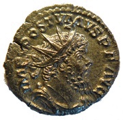 Antoninianus - Postumus PAX AVG; Cologne obverse image