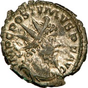Antoninianus - Postumus IMP X COS V obverse image