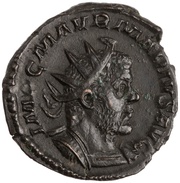 Antoninianus - Marius VICTORIA AVG; Victory obverse image