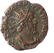 Antoninianus - Victorinus PAX AVG obverse image