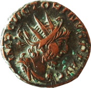Antoninianus - Victorinus INVICTVS obverse image