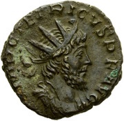 Antoninianus - Tetricus I PAX AVG; Cologne obverse image