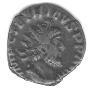 Antoninianus - Tetricus I INCUSE obverse image