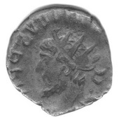 Antoninianus - Tetricus I INCUSE, Rome, 271-274 reverse image
