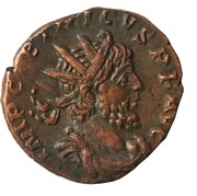 Antoninianus - Tetricus I PAX AVG obverse image
