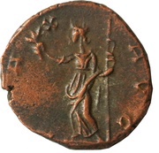 Antoninianus - Tetricus I PAX AVG, Rome, 272-273 reverse image